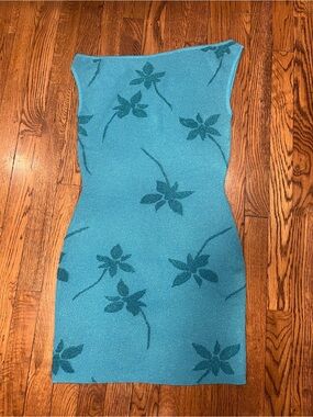 White Fox blue mini dress